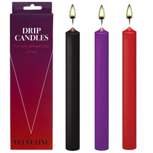 Load image into Gallery viewer, 3 Pack BDSM Japanese Drip Candles Low Temperature Wax Play Bondage S&amp;M Sex Toy
