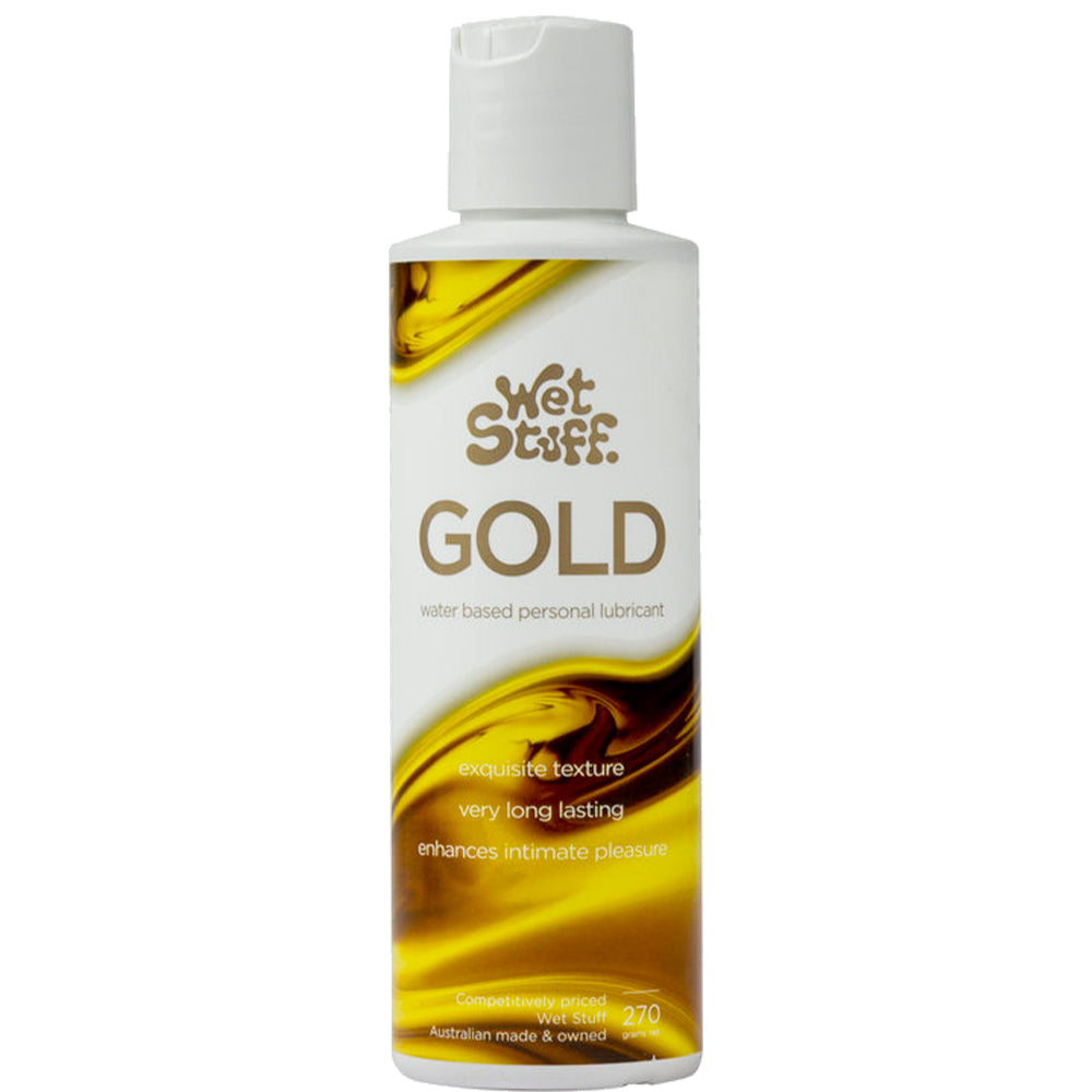 Wet Stuff Gold 270g Disc Top Personal Water Based Lubricant
