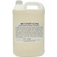 Load image into Gallery viewer, Wet Stuff Ultra 5kg Water-Based Personal Lubricant Slippery Sex Lube Glide
