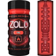 Load image into Gallery viewer, Zolo Fire Male Masturbator Cup 3D Stroker Vacuum Effect Air Control Sex Toy
