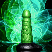 Load image into Gallery viewer, Creature Cocks Radioactive Reptile Thick Scaly Silicone Dildo Anal Plug Sex Toy
