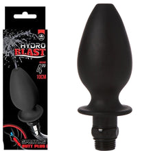 Load image into Gallery viewer, Hydro Blast 4&quot; Silicone Douche Black

