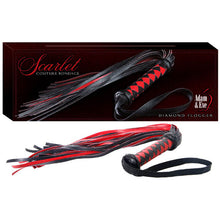 Load image into Gallery viewer, Adam &amp; Eve Scarlet Couture Diamond Flogger
