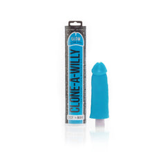 Load image into Gallery viewer, Clone a Willy Glow Blue Penis Cloning Kit
