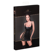 Load image into Gallery viewer, Power Wetlook Dress w Lace Inserts
