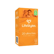 Load image into Gallery viewer, LifeStyles Ultra Thin Condoms 20
