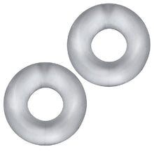Load image into Gallery viewer, Stiffy 2 Pc Bulge Cockrings by HunkyJunk Ice Clear Ice
