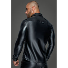 Load image into Gallery viewer, Powerwetlook PVC Long Sleeved Shirt w Button Placket
