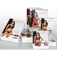 Load image into Gallery viewer, Lace Strappy G-String Black
