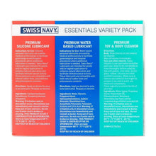 Load image into Gallery viewer, Swiss Navy Essentials Variety Pack
