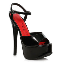 Load image into Gallery viewer, Stiletto Sandal Black 6.5in
