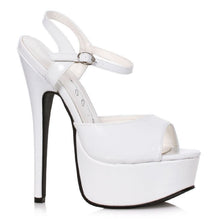 Load image into Gallery viewer, Stiletto Sandal White 6.5in
