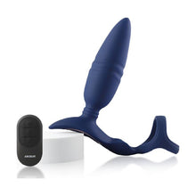 Load image into Gallery viewer, Ring&#39;n&#39;Rear Dual Thrusting Anal Probe with Cockring and Remote
