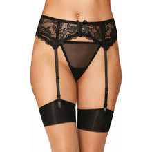 Load image into Gallery viewer, Dreamgirl Lace Garter Belt White
