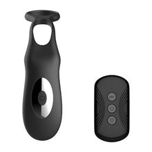 Load image into Gallery viewer, Thrusting Silicone Butt Plug with Cockring and Remote
