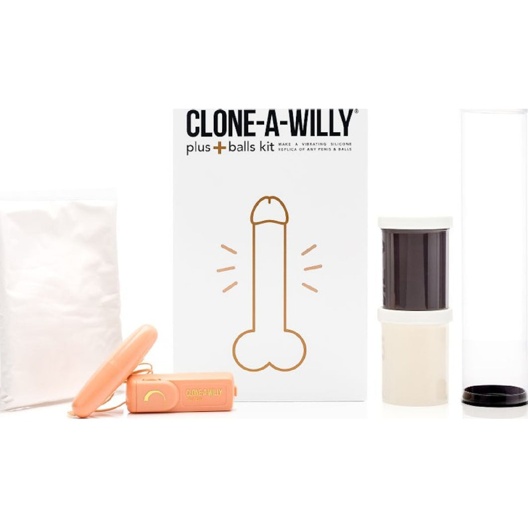 Clone a Willy Plus Balls Kit Hot Pink