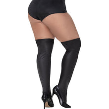 Load image into Gallery viewer, Thigh Highs Vinyl Gloss Black
