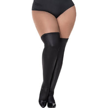 Load image into Gallery viewer, Thigh Highs Vinyl Gloss Black
