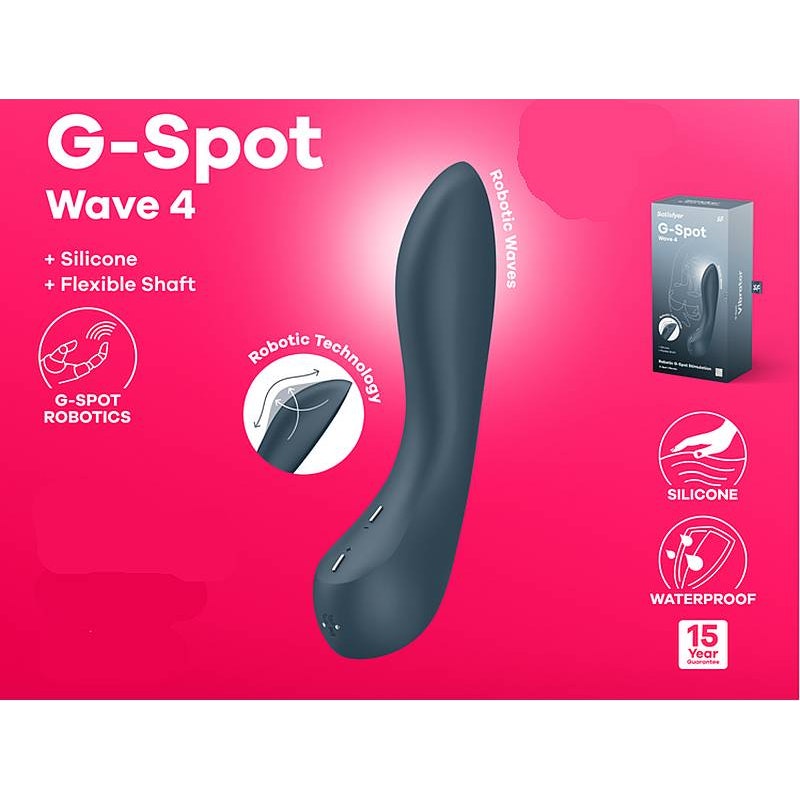 Satisfyer G-Spot Wave 4 Robotic Spiral Waves Vibrator Rechargeable