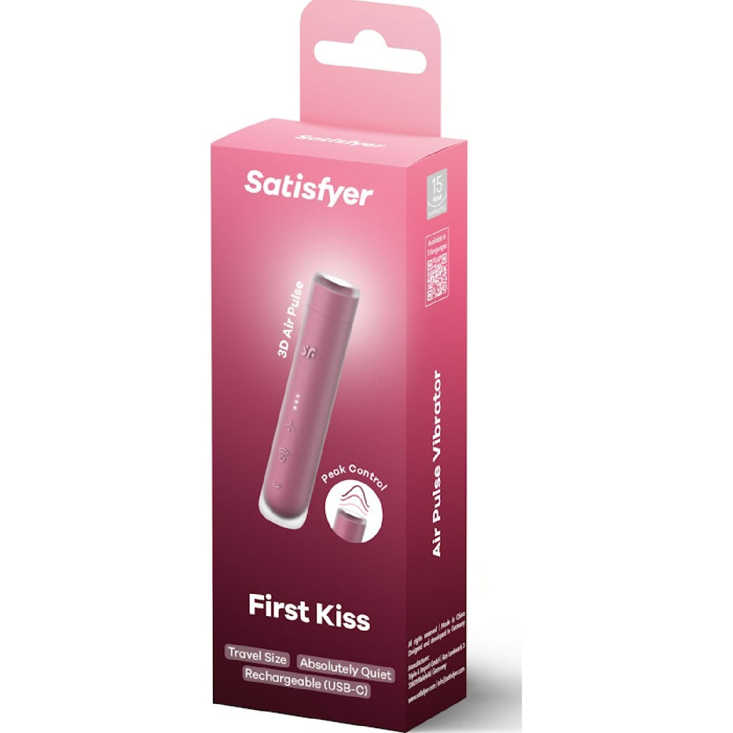 Satisfyer First Kiss 3D Air Pulse Clitoral Stimulator Vibrator Rechargeable