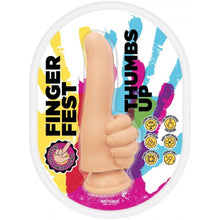 Load image into Gallery viewer, Finger Fest Dildo Thumbs Up Flesh
