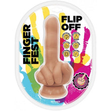 Load image into Gallery viewer, Finger Fest Dildo Flip Off Flesh
