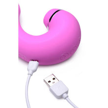Load image into Gallery viewer, Shegasm 5 Star 10X Tapping G-Spot Vibe w Suction Pink
