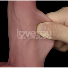 Load image into Gallery viewer, Sliding Skin Pro Dual Layer Silicone Dong 8in
