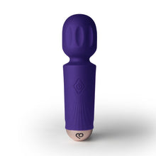 Load image into Gallery viewer, Rechargeable 16 Mode Silicone Mini Wand Violet Dream
