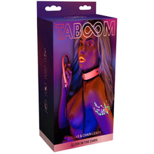 Load image into Gallery viewer, Glow Collar and Chain Leash
