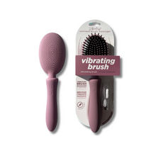 Load image into Gallery viewer, VIBRALISS Vibrating Hairbrush Purple Wine
