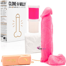 Load image into Gallery viewer, Clone a Willy Plus Balls Kit Hot Pink 

