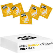 Load image into Gallery viewer, Four Seasons Naked Banana Flavoured Condoms 144&#39;s
