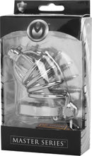 Load image into Gallery viewer, Stainless Steel Chastity Cage With Silicone Urethral Plug
