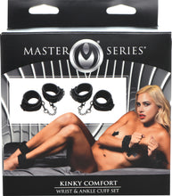 Load image into Gallery viewer, Kinky Comfort Wrist &amp; Ankle Cuff Set
