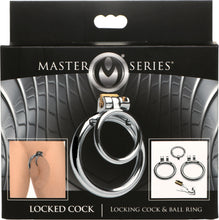 Load image into Gallery viewer, Locked Cock Locking Cock &amp; Ball Ring
