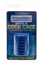 Load image into Gallery viewer, TitanMen Tools - Cock Cage Blue
