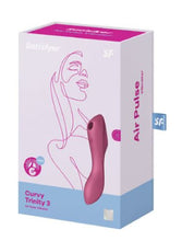 Load image into Gallery viewer, Satisfyer Curvy Trinity 3 red
