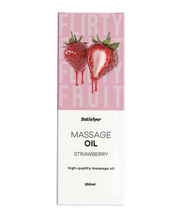 Load image into Gallery viewer, Satisfyer Massage Oil, 250ml Strawberry
