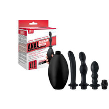 Load image into Gallery viewer, ANAL DOUCHE SET WITH BULB BLACK

