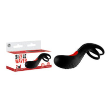 Load image into Gallery viewer, SIZZLE WAVER 3.5&quot; 2 IN 1 COCK RING
