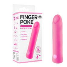 Load image into Gallery viewer, FINGER POKE 4&quot; MINI VIBRATOR PINK
