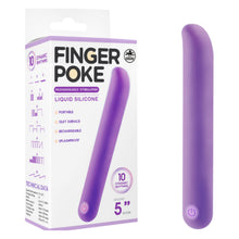 Load image into Gallery viewer, FINGER POKE 5&quot; MINI VIBRATOR PURPLE
