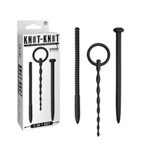 Load image into Gallery viewer, KNOT KNOT SILICONE URETHRAL PLUG SET
