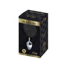 Load image into Gallery viewer, Alive Metal Fluffy Plug Black- S
