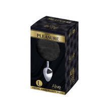 Load image into Gallery viewer, Alive Metal Fluffy Plug Black- L
