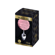 Load image into Gallery viewer, Alive Metal Fluffy Plug Pink- L
