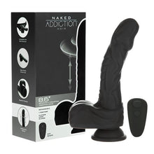 Load image into Gallery viewer, Naked Addiction 8.6â€ THE FREAK NOIR Vibrating, Rotating and Thrusting ...
