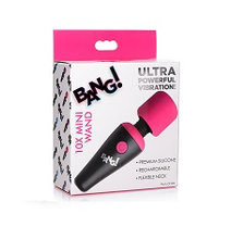 Load image into Gallery viewer, BANG!10X Vibrating Mini Silicone Wand - Pink
