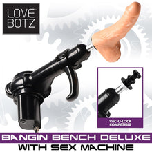 Load image into Gallery viewer, LoveBotz Bangin Bench Deluxe with Sex Machine Telescopic Dildo
